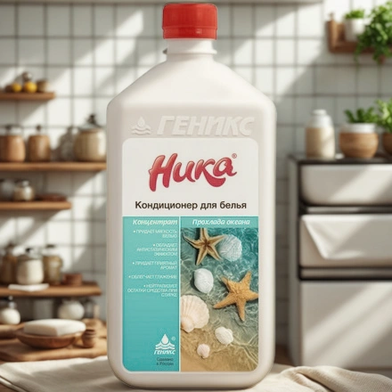 Кондиционер для белья 1,0 л «Ника» Прохлада Океана (1/12 шт.) — интерьер, вид №1