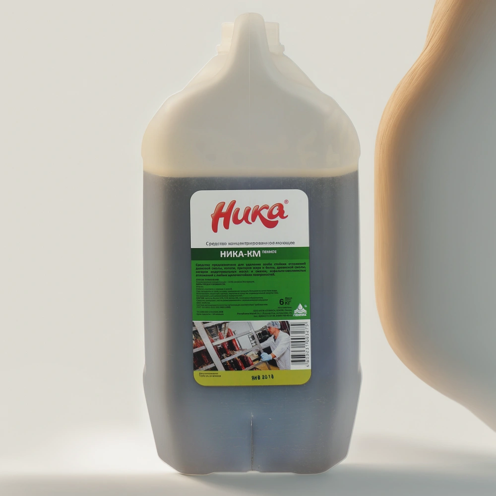 Средство для удаления нагара 6,0 кг Ника-КМ (пенное) (1/4 шт.) — инфографика, вид №1