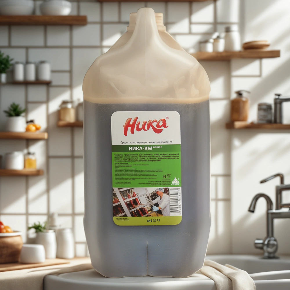 Средство для удаления нагара 6,0 кг Ника-КМ (пенное) (1/4 шт.) — интерьер, вид №1