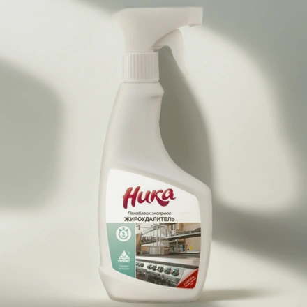 Средство для удаления нагара 0,5 кг Ника пенаблеск ЭКСПРЕСС спрей (1/15 шт.) — инфографика, вид №1