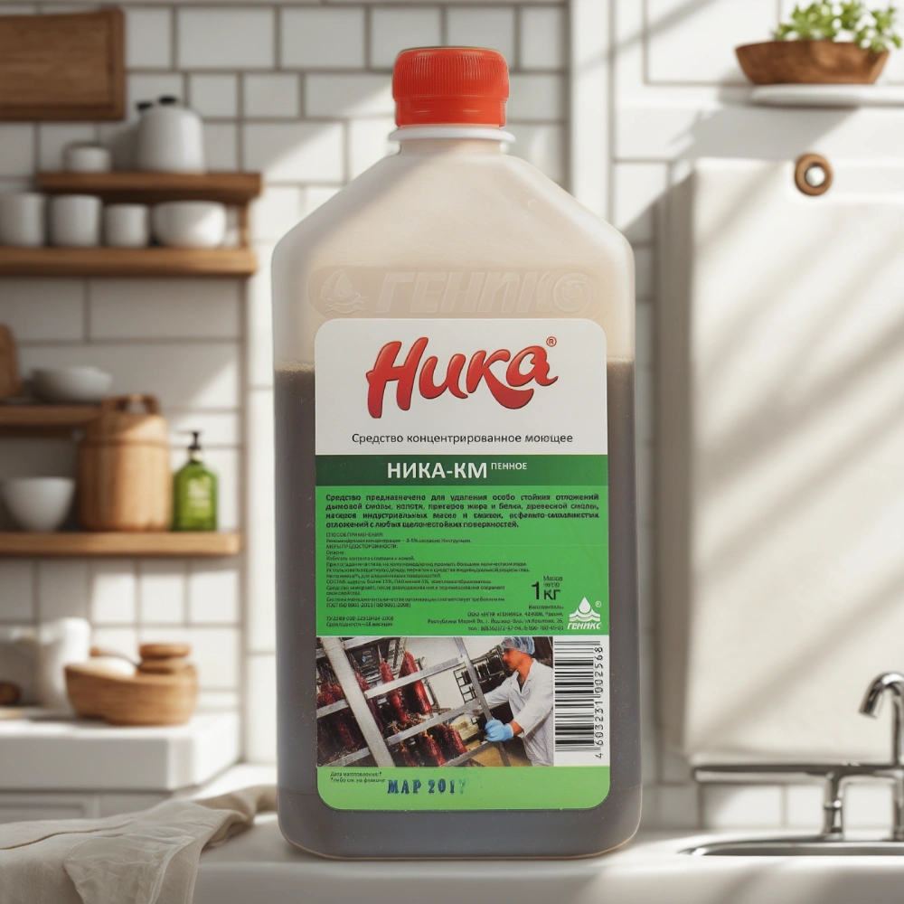 Средство для удаления нагара 1,0 кг Ника-КМ (пенное) (1/12 шт.) — интерьер, вид №1