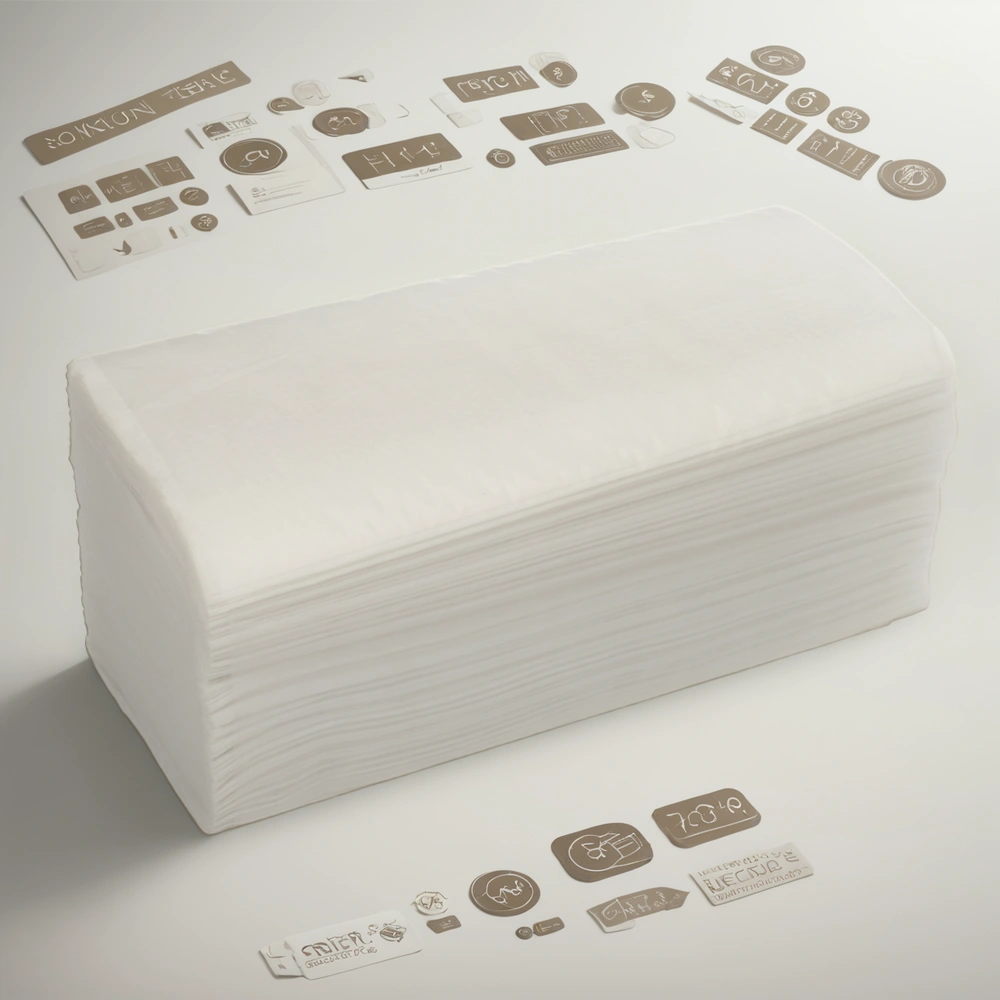 Полотенца бумажные V-сложение 1сл. (200 л.) К-35 Оригами (1/20 пачек) — инфографика, вид №1