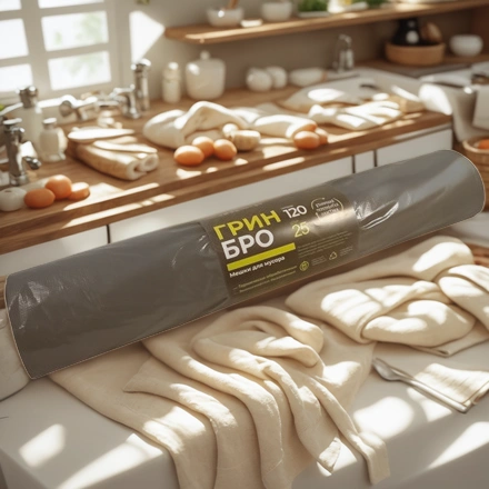 Мешок д/мусора ПВД 120 л (25 шт.) рулон Грин Бро (1/10 шт.) — интерьер, вид №1