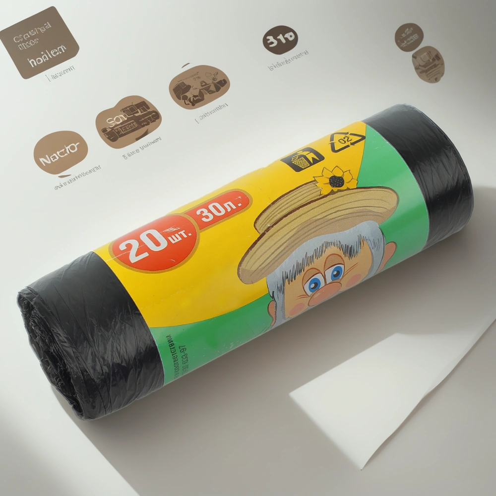 Мешок д/мусора ПНД 30 л (20 шт.) рулон ДЕД (1/80 шт.) — инфографика, вид №1