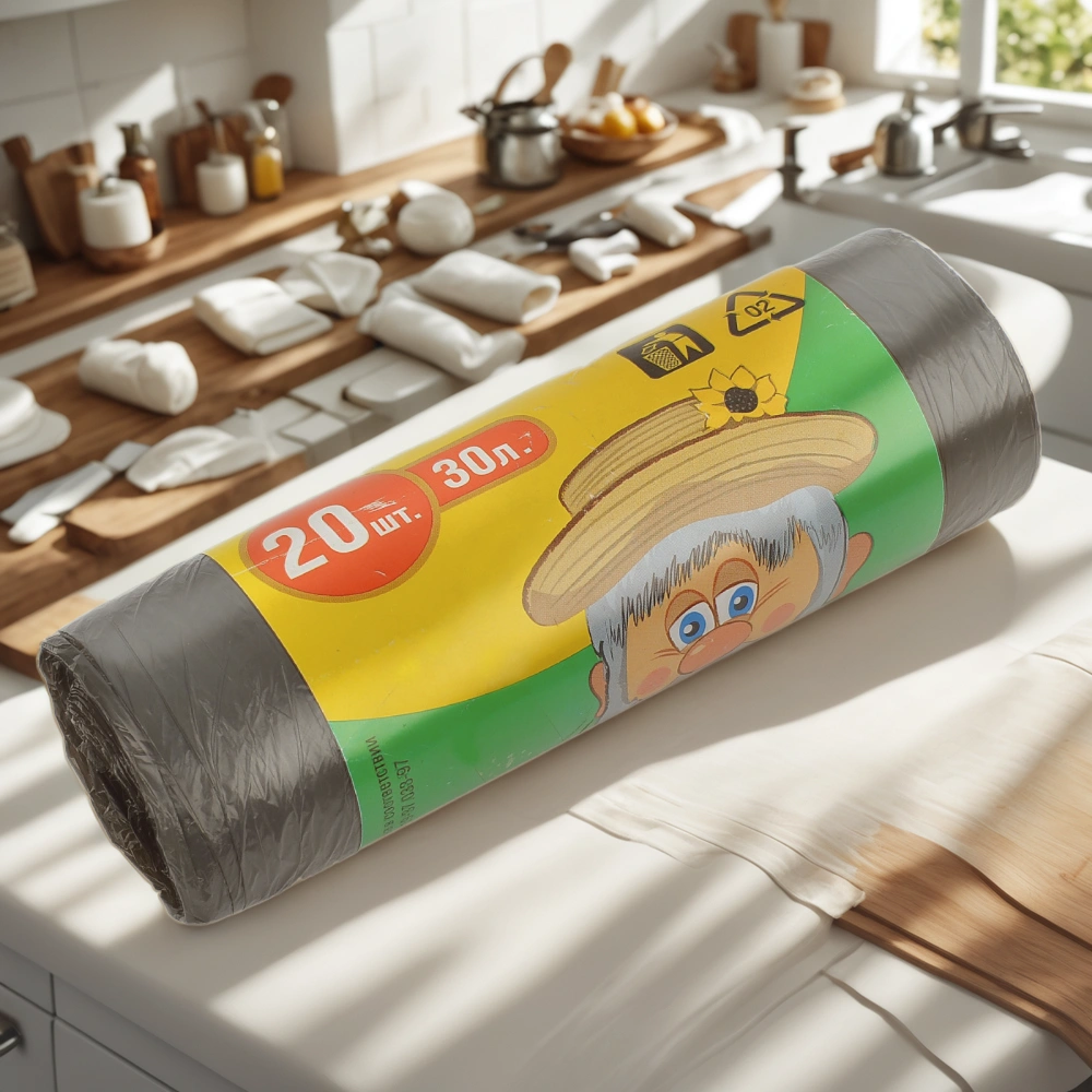 Мешок д/мусора ПНД 30 л (20 шт.) рулон ДЕД (1/80 шт.) — интерьер, вид №1