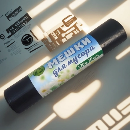 Мешок д/мусора ПВД 120 л (10 шт.) рулон Наша Планета (1/20 шт.) — инфографика, вид №1