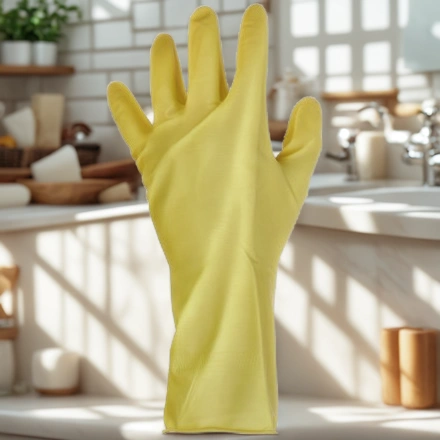 Перчатки резиновые L (1 пара) (1/12/240 шт.) — интерьер, вид №1