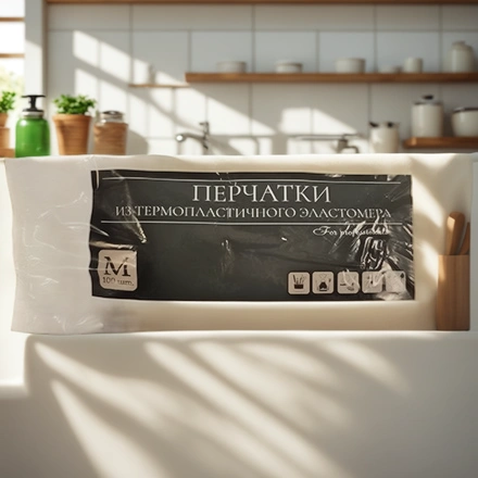 Перчатки Эластомер (100 шт.) ТПЭ/TPE М (1/30 шт.) — интерьер, вид №1