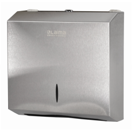 Диспенсер для полотенец LAIMA PROFESSIONAL INOX, (Система H2) Z-сложения, нержавеющая сталь, матовый, 605694