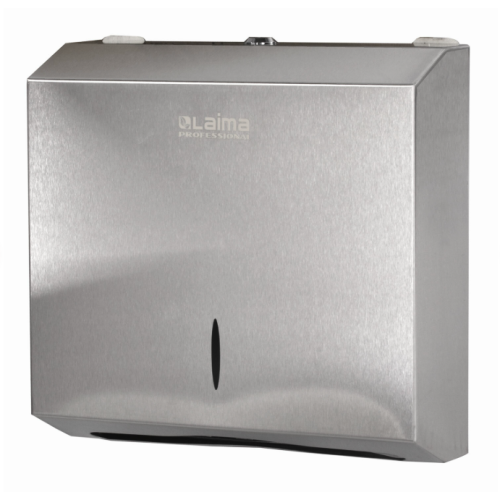 Диспенсер для полотенец LAIMA PROFESSIONAL INOX, (Система H2) Z-сложения, нержавеющая сталь, матовый, 605694 в Екатеринбург — Uralhoz.ru