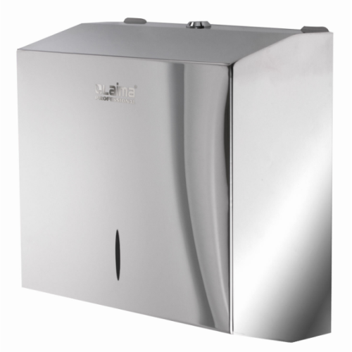 Диспенсер для полотенец LAIMA PROFESSIONAL INOX, (Система H3) V-сложения, нержавеющая сталь, зеркальный, 605697 в Екатеринбург — Uralhoz.ru