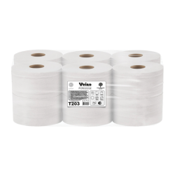 Бумага туалетная 200 м, VEIRO Professional (Система T2), КОМПЛЕКТ 12 шт, Comfort, 2-слойная, T203