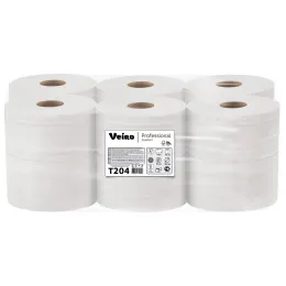 Бумага туалетная 170 м, VEIRO Professional (Система T2), КОМПЛЕКТ 12 шт., Comfort, 2-слойная, T204