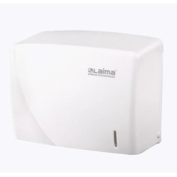 Диспенсер для полотенец Z / V-сложения белый LAIMA PROFESSIONAL ORIGINAL (1/8 шт.) 605759