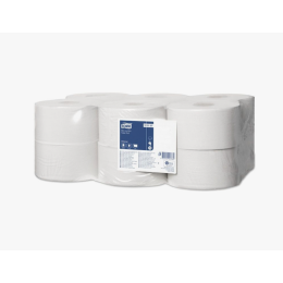 Туалетная бумага для диспенсеров 1 сл. 200 м Белая Tork Universal (арт. 120197-60) (12 шт.)