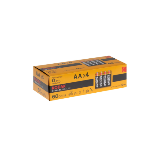 Батарейка алкалиновая Kodak Xtralife, AA, LR6-60BOX, 1.5В, бокс, 60 шт в Екатеринбург — Uralhoz.ru