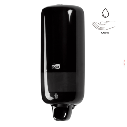 Дозатор для жидкого мыла TORK (Система S1) Elevation, 1 л, черный, 560008