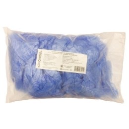 Бахилы 40 см х 14 см Эконом №50 по 100 шт. СИНИЙ (1/80 шт.)