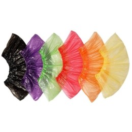 Бахилы 40 см х 14 см Стандарт цветные №50 по 100 шт. (1/70 шт.)