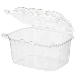 Емкость перфорированная для черри и ягод с крышкой 250 г РКП-250 прозрачная (720 шт.) Комус 1920804