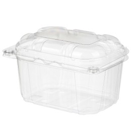 Емкость перфорированная для черри и ягод с крышкой 250 г РКП-250 прозрачная (720 шт.) Комус 1920804