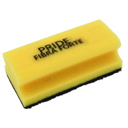 Губка д/посуды Pride Fibra Forte с чистящим слоем (1 шт.) 130х65х45 (1/72 шт.)