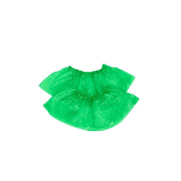 Бахилы 39 см х 14 см Экстра Плюс EleGreen зеленые по 100 шт. (1/40 шт.) ПНД-15/2р-З