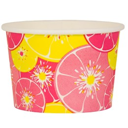 Креманка бумажная (75 мм) 130 мл ДНО Апельсин (60/1500 шт.) ViRiDo