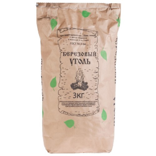 Древесный уголь 3 кг в Екатеринбург — Uralhoz.ru