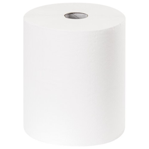 Полотенца бумажные рулонные 200 м, LAIMA (Система H1) ADVANCED, 1-слойные, белые, КОМПЛЕКТ 6 рулонов, 112503 в Екатеринбург — Uralhoz.ru