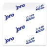 Бумага туалетная листовая 250 шт., PROtissue (T3) PREMIUM, 2-слойная, белая, 22,5х11 см, КОМПЛЕКТ 40 пачек, C249, С249 в Екатеринбург — Uralhoz.ru