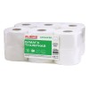 Бумага туалетная 200 м, LAIMA (T2), ADVANCED, 1-слойная, цвет белый, КОМПЛЕКТ 12 рулонов, 126093 в Екатеринбург — Uralhoz.ru