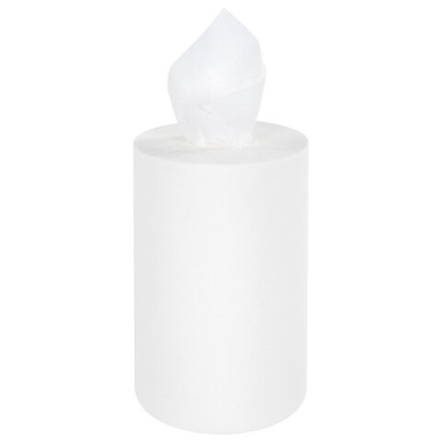 Полотенца бумажные с центральной вытяжкой 165 м, LAIMA (M1/M2) ADVANCED, 1-слойные, белые, КОМПЛЕКТ 6 рулонов, 126098 в Екатеринбург — Uralhoz.ru