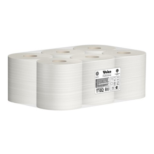 Бумага туалетная 200 м, VEIRO Professional (Система T2), КОМПЛЕКТ 12 шт., Basic, T102 в Екатеринбург — Uralhoz.ru