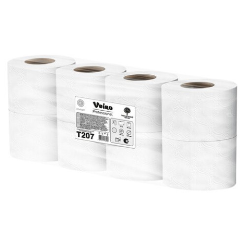 Бумага туалетная 25 м, VEIRO Professional (Система T4), КОМПЛЕКТ 48 шт., Comfort, 2-слойная, T207 в Екатеринбург — Uralhoz.ru