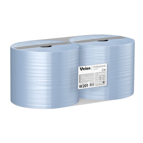 Бумага протирочная VEIRO (Система W1), КОМПЛЕКТ 2 шт., 1000 листов в рулоне, 24х35 см, 2-слойная, Comfort, W201 в Екатеринбург — Uralhoz.ru