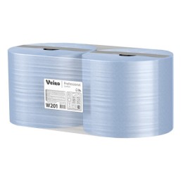 Бумага протирочная VEIRO (Система W1), КОМПЛЕКТ 2 шт., 1000 листов в рулоне, 24х35 см, 2-слойная, Comfort, W201