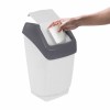 Ведро мусорное с КРЫШКОЙ (качающейся) 15 литров, 
