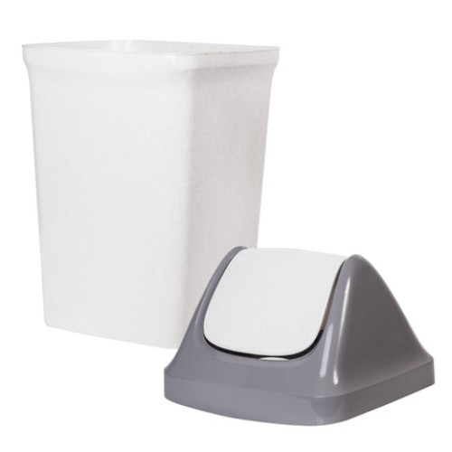 Ведро мусорное с КРЫШКОЙ (качающейся) 50 литров,