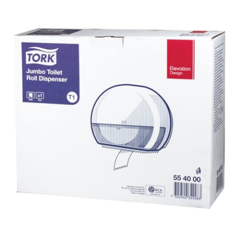 Диспенсер для туалетной бумаги TORK (Система T1) Elevation, белый, 554000 в Екатеринбург — Uralhoz.ru