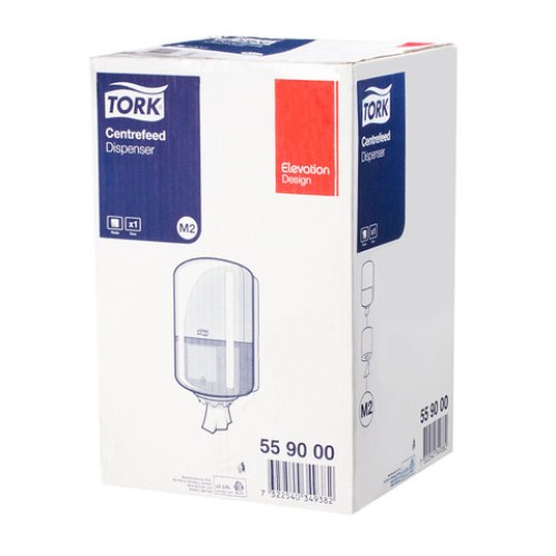 Диспенсер для полотенец TORK (Система M2) Elevation, с центральной вытяжкой, белый, 559000 в Екатеринбург — Uralhoz.ru