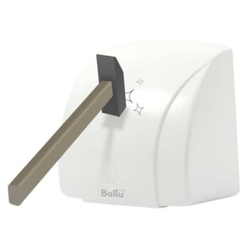 Сушилка для рук BALLU BAHD-1800, 1800 Вт, металлическая, антивандальная, белая, GSX 1800 в Екатеринбург — Uralhoz.ru
