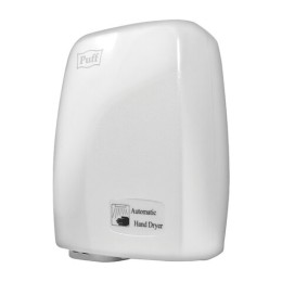 Сушилка для рук PUFF-120, 1200 Вт, пластик, белая, 1401.334