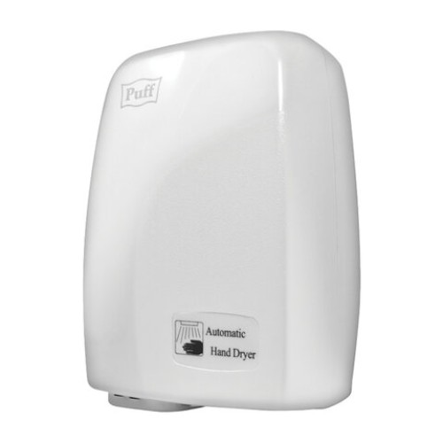 Сушилка для рук PUFF-120, 1200 Вт, пластик, белая, 1401.334 в Екатеринбург — Uralhoz.ru