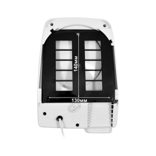 Сушилка для рук PUFF-120, 1200 Вт, пластик, белая, 1401.334 в Екатеринбург — Uralhoz.ru