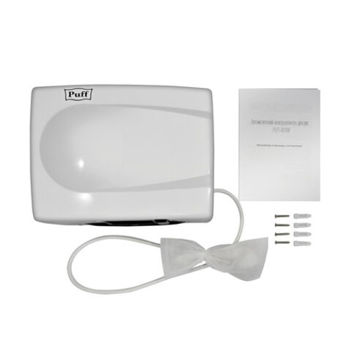 Сушилка для рук PUFF-8828W, 1500 Вт, металлическая, белая, 1401.333 в Екатеринбург — Uralhoz.ru