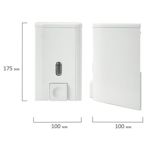 Дозатор для жидкого мыла и антисептика PRIMA NOVA, НАЛИВНОЙ, белый, 1,0 л, SD03 в Екатеринбург — Uralhoz.ru