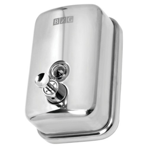 Дозатор для жидкого мыла BXG antivandal, наливной, нержавеющая сталь, 0,5 л, BXG SD H1-500 в Екатеринбург — Uralhoz.ru