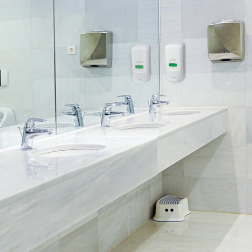 Дозатор для жидкого мыла LAIMA PROFESSIONAL CLASSIC, НАЛИВНОЙ, 1 л, белый, ABS-пластик, 601424 в Екатеринбург — Uralhoz.ru