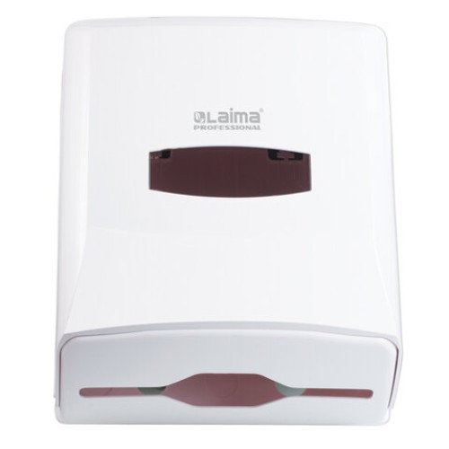 Диспенсер для полотенец LAIMA PROFESSIONAL CLASSIC (Система H3), V-сложения, белый, ABS-пластик, 601426 в Екатеринбург — Uralhoz.ru